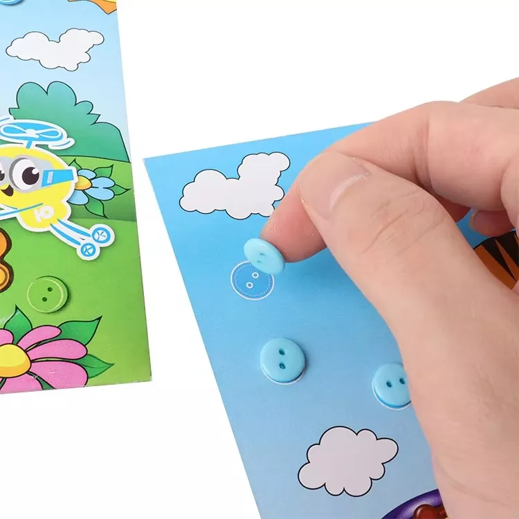 DIY Button Art Toy